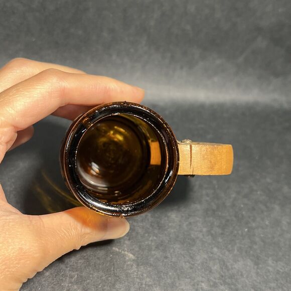 Vintage Rare Brown Glass 1970s New York City Shot Glass‎ Rusty - Picture 5 of 10